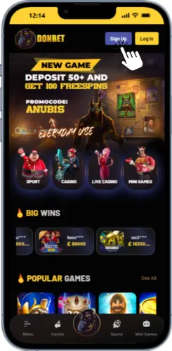 Licensed online casino homepage with Chicken Road available