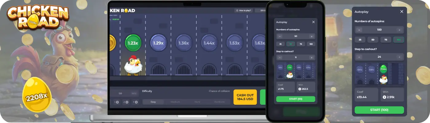 Chicken Road money game Autoplay and Withdrawals